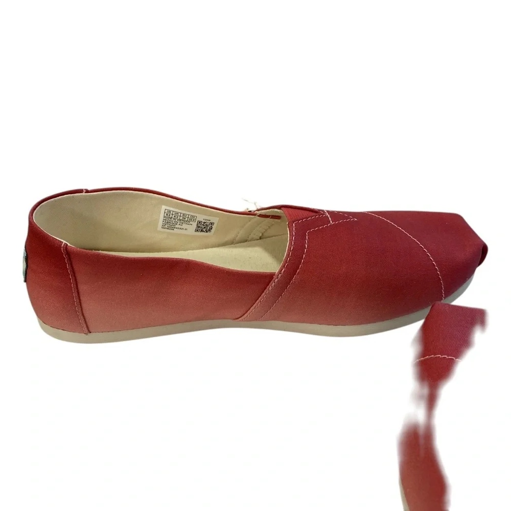 Toms New Earthwise Alpargata Classy Tie Dye Pink‎ Mauve 8.5 Canvas Ortholite